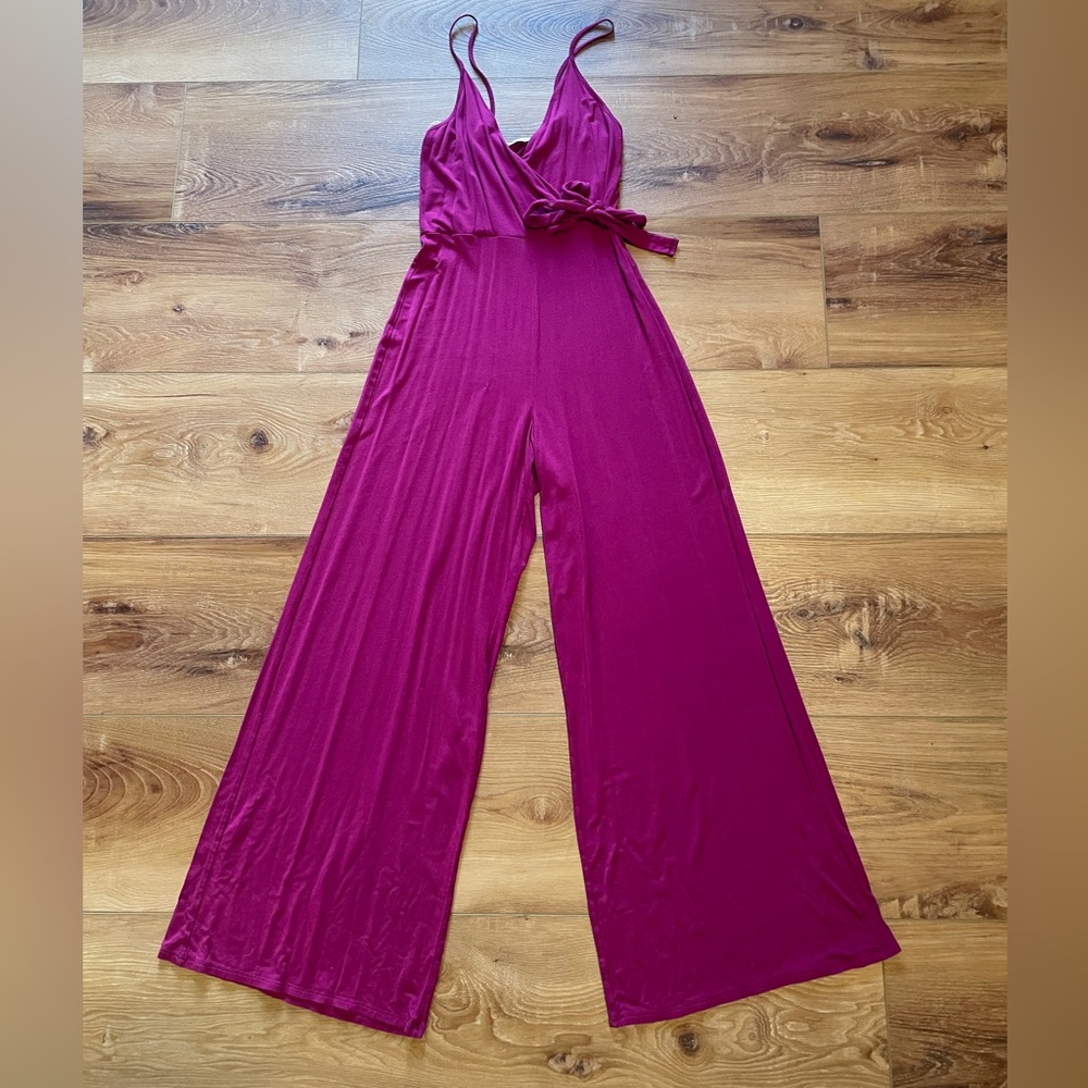 Rolla Coster Fuchsia Wrap Top Jumpsuit‎